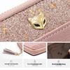 FOXER Women's Sequin Leather Long Wallet
