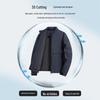 SHANSHAN Men's Windproof Stand Collar Business Casual Jacket