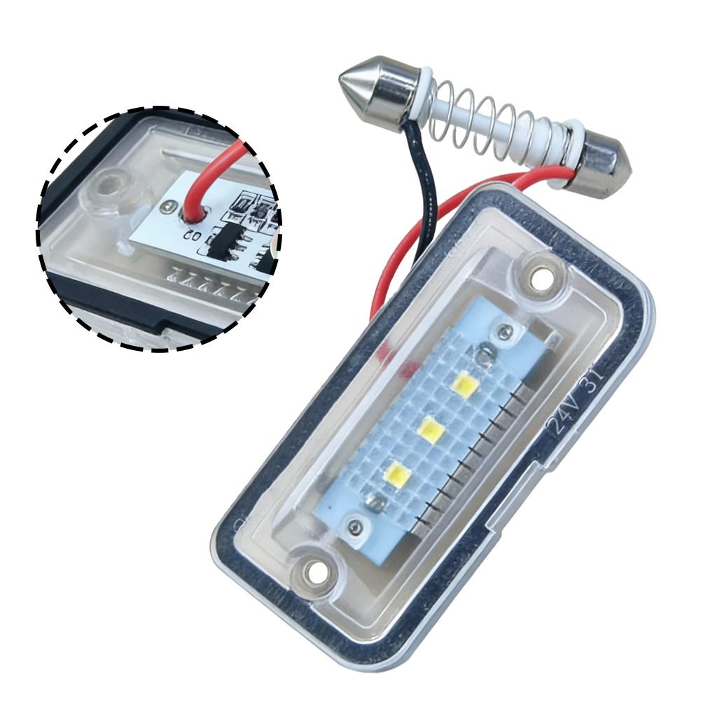 Rear License Illumination Transparent LED License Plate Automotive Lighting Solutions Led Light Replace Broken Damaged