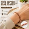Pure Copper Pure Copper Bracelet Smooth Beads Beaded Bracelet Copper Bead Bracelet  Women Men
