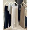 Temperament Versatile Wide-leg Micro-horn Casual Suit Pants for Women, New High-waisted and Thin Trousers In Spring and Autumn
