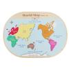 Gabe Family Montessori Plus World Maps Puzzle Set KS4221, 1 Set, 7 Pieces, Korea Best Toddler Puzzle