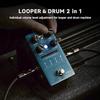 FLAMMA FS01 Drum Machine and Phrase Loop Pedal with Mix Mode, 20-Minute Looper Capacity, 121 Rhythms