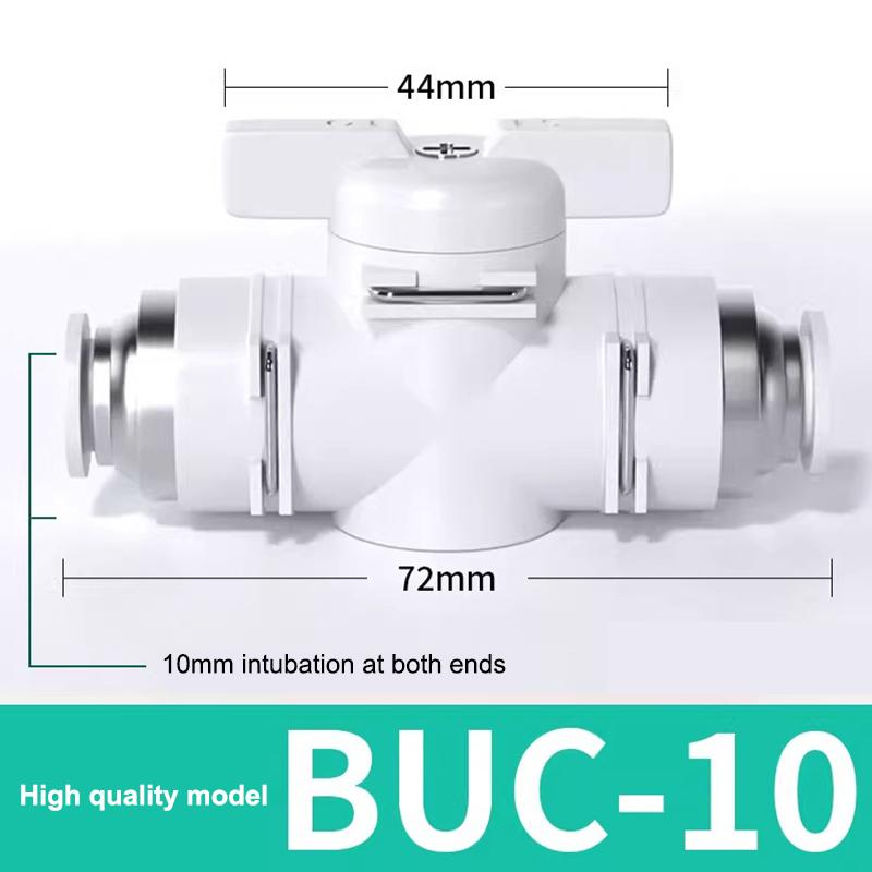 BUC Series Pneumatic Manual Valve Leak Proof Sealing Quick Connect Fitting for Industrial Air Line Plumbing System