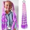 With Hair Tie Colored Hair Extensions 20" Ombre Crazy Hair Day Accessories
