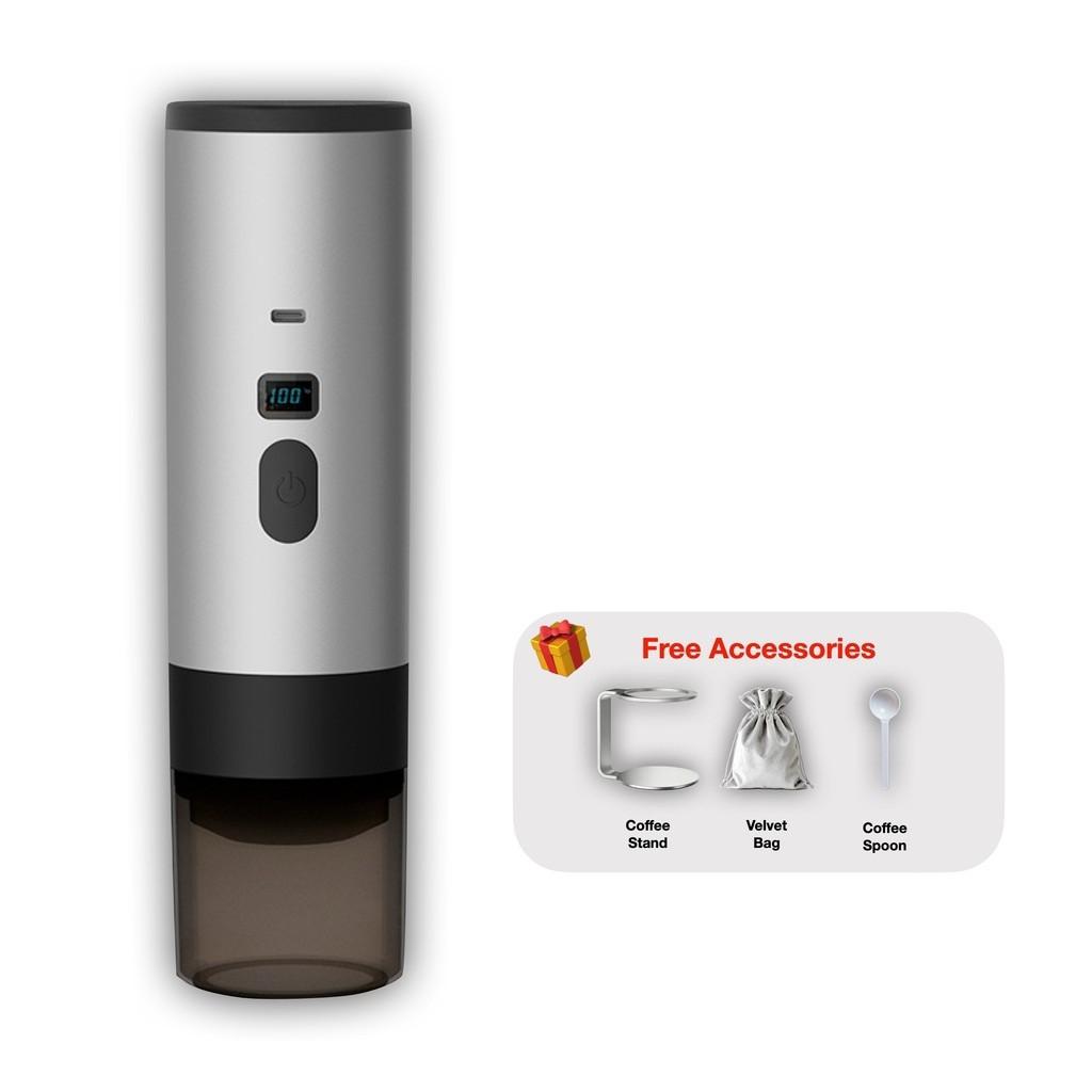3-in-1 Wireless Portable Espresso Coffee Maker 15Bar Ground & Capsule Compatible Espresso Machine Hot & Cold Brew Coffee Machine