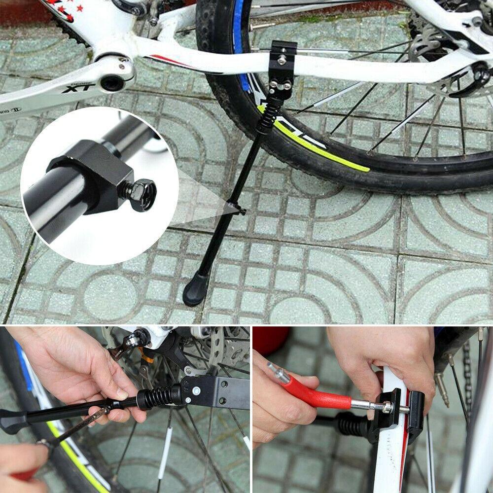 26cm-36cm Universal  Mountain Bike Kickstand Aluminum Adjustable Bicycle Foot Support  MTB Road