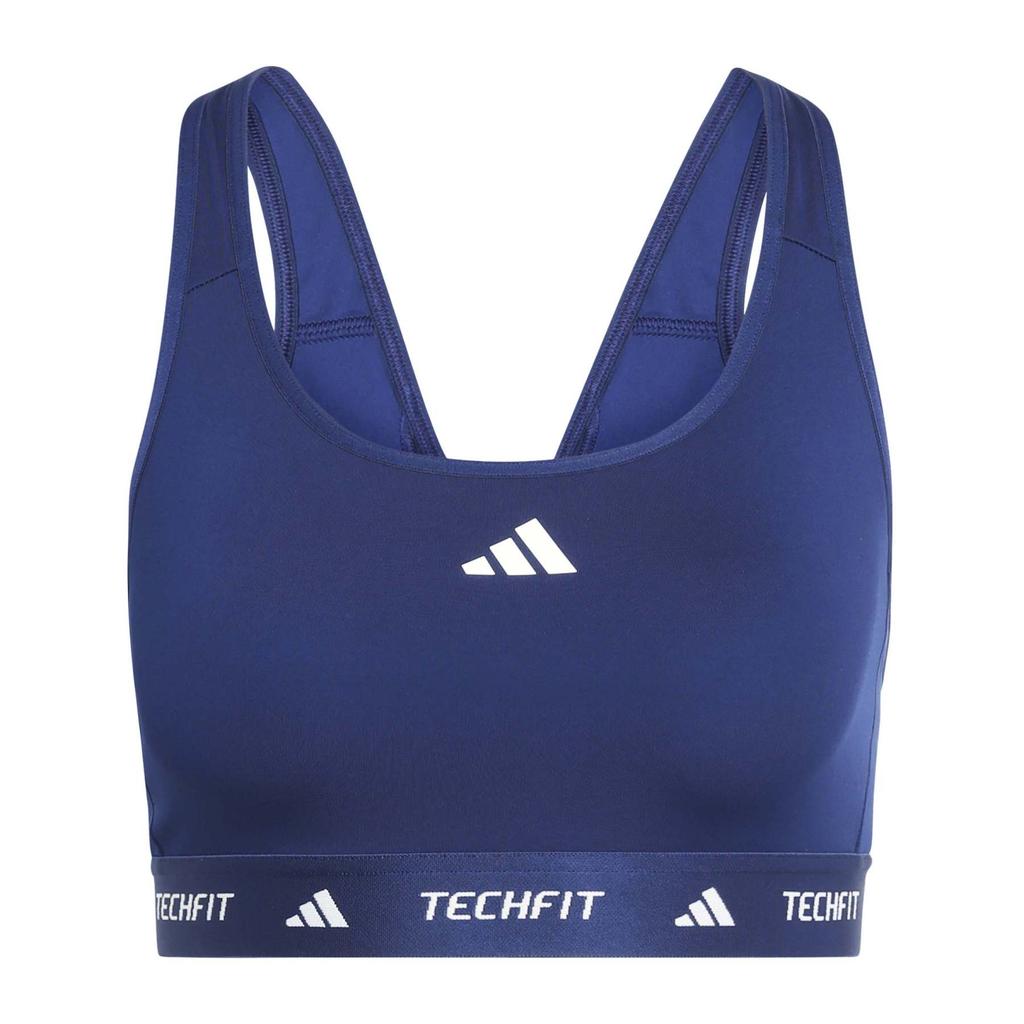 Women's Adidas TECHFIT Sports Bra Navy Blue JZ4968 R S