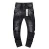 Jeans de Hombre Rectos con Parches Desgastados Estilo Vintage High Street Pantalones Casuales