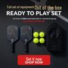 Jie Mai Professional Carbon Fiber Pickleball Paddle Set