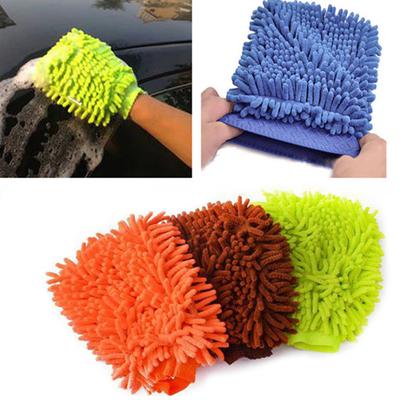 1 Adet Araba Yıkama Yıkama Mikrofiber Şönil Mitt Oto Temizleme Eldiveni Toz Yıkayıcı