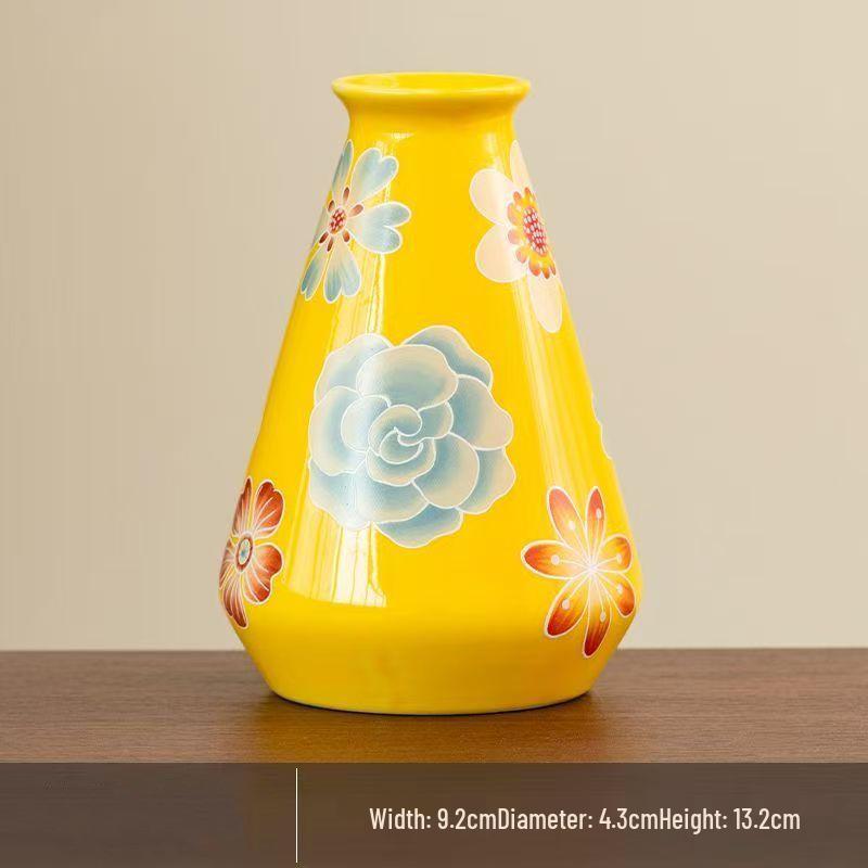 Antique Blue and White Chinese Porcelain Vase - European & American Handicraft for Flower Arrangements