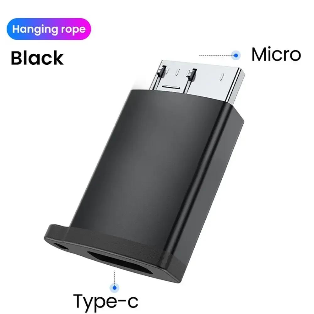 

New Type-C OTG Adapter USB C Female To USB 3.0 Micro B Male Converter Mobile Hard Disk Connector For Laptop HDD Samsung Note3 S5