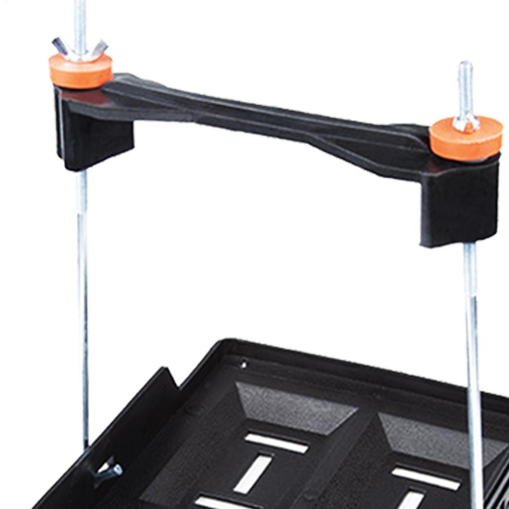 Battery Tray Holder Adjustable Base Battery Hold Down Tray Bracket For Automotive Truck Trailer RV Boat Marine