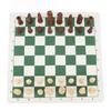 Chess Board Game Set   PU Lther Chess Board Wooden Chess Pieces Portable Chess Set with Storage Bag