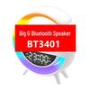 2024 G3401 Smart Bluetooth Speaker with Wireless Charging, Alarm Clock, and Atmosphere Night Light