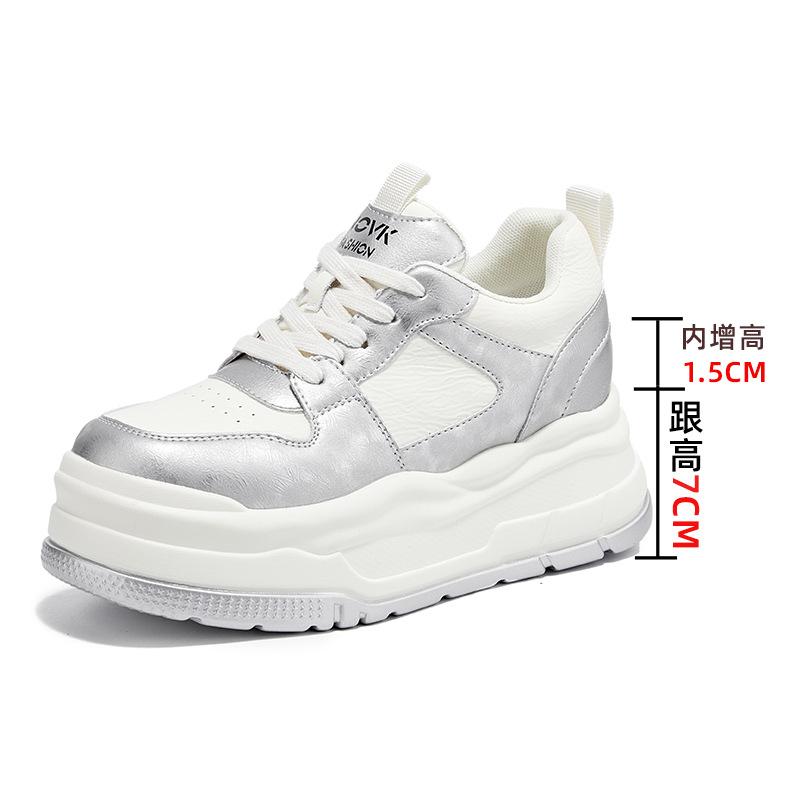 

Wenzhou women s platform casual shoes women s spring 2025 new women s shoes fashion inner height increase small white shoes children s models 40