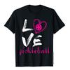 Love Pickleball Heart Graphic T-Shirt