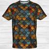 Snake Animal Scales Graphic T-shirt 3D Print Round Neck T Shirts Personality Street Cosplay Clothing Tees Tops Size XXS-6XL