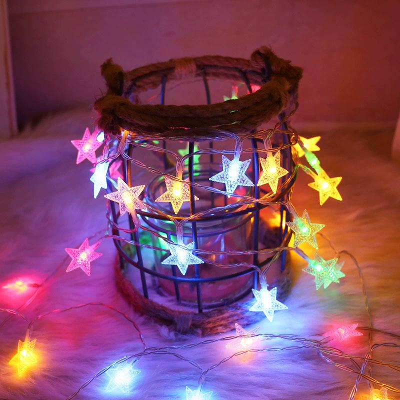 Solar LED String Lights: Outdoor Star Fairy Lights for Christmas, Holidays, Camping, Tents, and Decorative Awnings
