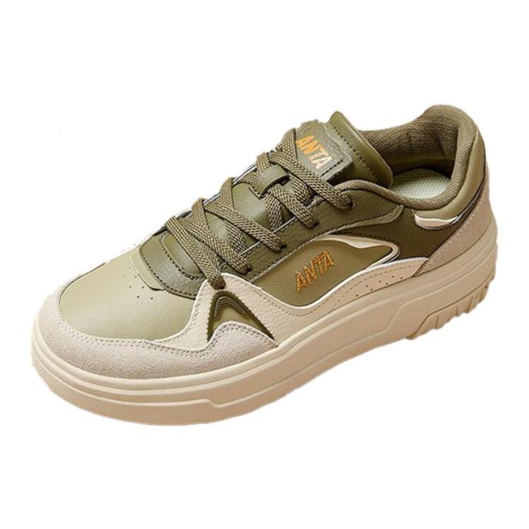 New Anta Meowth Shoes Cushioning Low Top Skateboard Shoes Women's Green 922348072-1