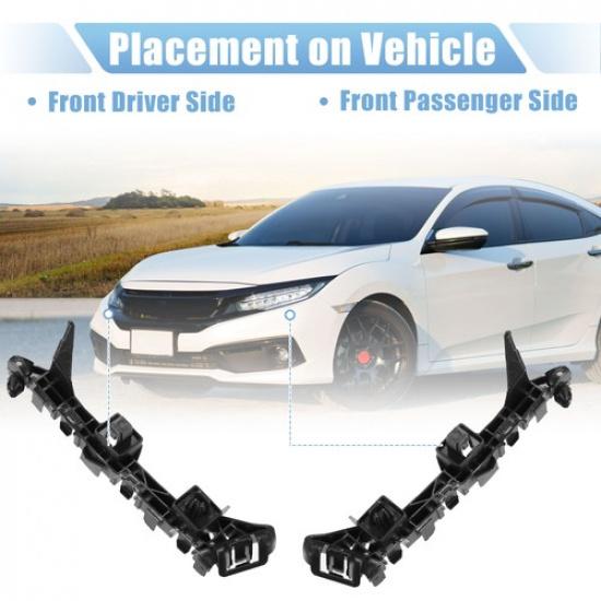 Front Bumper Bracket Retainer Spacer Mounting TWO  for Honda Fit 2015-