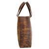 Women Real Genuine Brown Leather Tote Shoulder Handmade Bag Casual Travel Purse