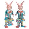 Hase Aufziehspielzeug Retro Metall Schwingender Trommelnder Hase Aufziehspielzeug für Geschenk Sammlung