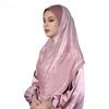 Elegant Chiffon Floral Print Chiffon Hijabs Linen Multicolor Arab Lady Headscarf All-match Ethnic Turban Cap All Seasons