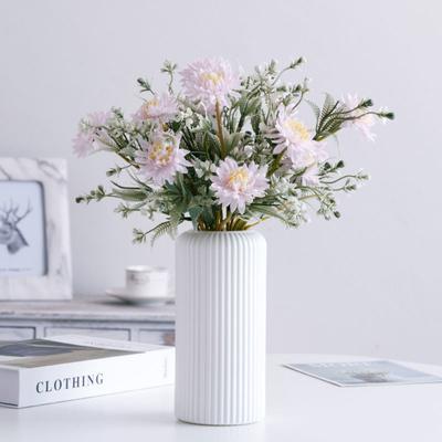 Simple Decorative Floral Arrangement Ceramic-Like Flower Vase Creative Plastic Vase Living Room