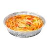 50 Pack 6 Inch Round Fryer Aluminum Foil Pans and Foil Bowls for Baking and Cooking