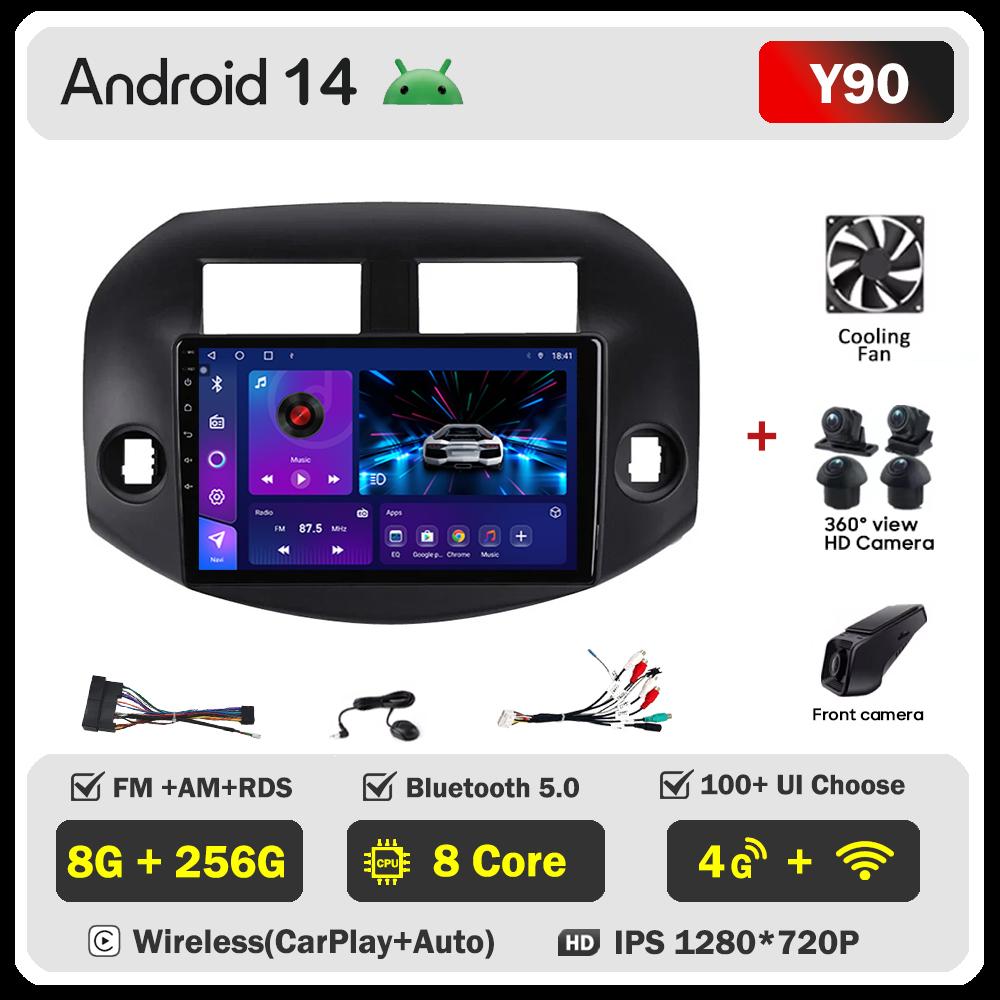 Car Android For Toyota RAV4 3 XA30 2005-2013 Stereo Head Unit Mirror Link Automotive Multimedia Radio Intelligent Car Systems
