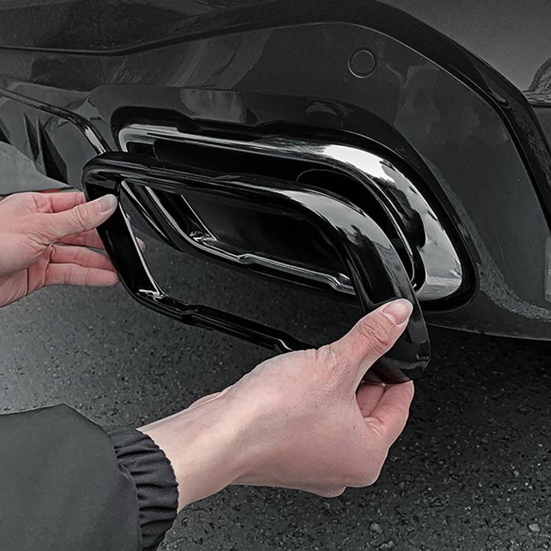 2 Bucăți Tobe de Eșapament Capac Capăt Eșapament pentru - BMW X5 G05 X6 G06 X7 G07 Accesoriu Exterior Mașină Ornament Styling Piese Auto