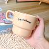Cartoon Mug Ceramic Cup Coffee Milk Cup Cute Ceramic Breakfast Birthday Souvenir Couple Gift