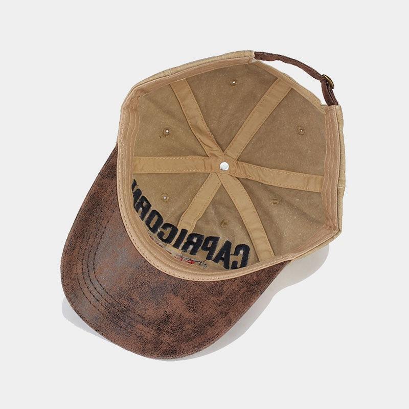 European and American Men's Washed and Old Embroidered Baseball Cap Women's Outdoor Sunscreen Sun Hat Hot-selling Cap