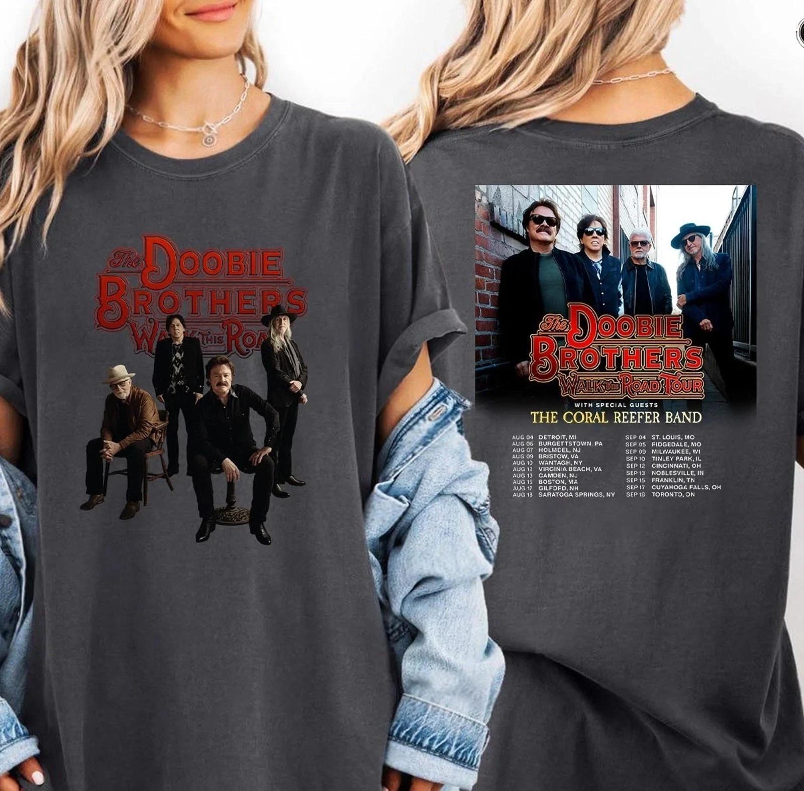 The Doobie Brothers Walk The Road Tour Dates 2026 T shirt All Size S-5XL M