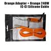 Type C Phone Charging Bracket Adapter 240W Fast Charging OTG Type-C Male To USB-C Female Converter With Foldable Holder