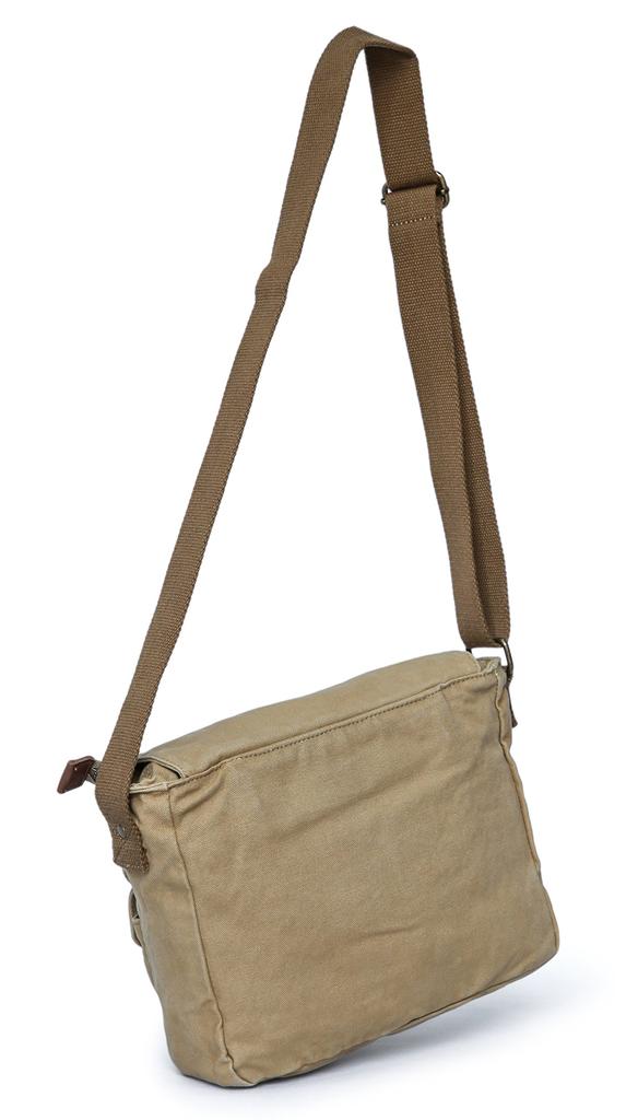 Gootium LM30624AMG Cotton Canvas Shoulder Bag Messenger Bag Unisex Khaki