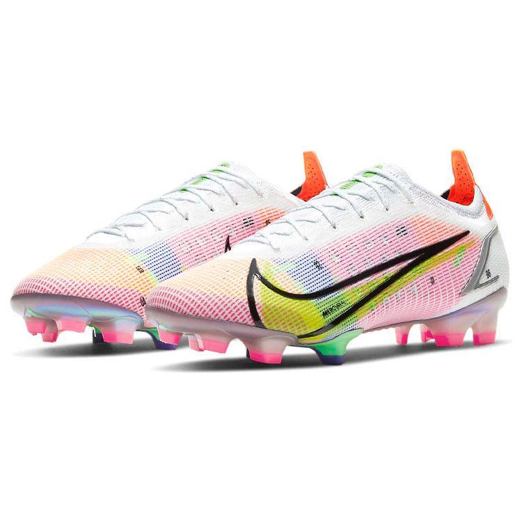 Nike Zapatillas unisex Mercurial Vapor 14 Elite FG White Dark Raisin Rage-Green Metallic-Silver CQ7635-105