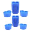 Bird Cage Feeders Durable Plastic Parrot Feeding Bowl Pigeon Water Feeder Tray for Poultry Pet Accessories