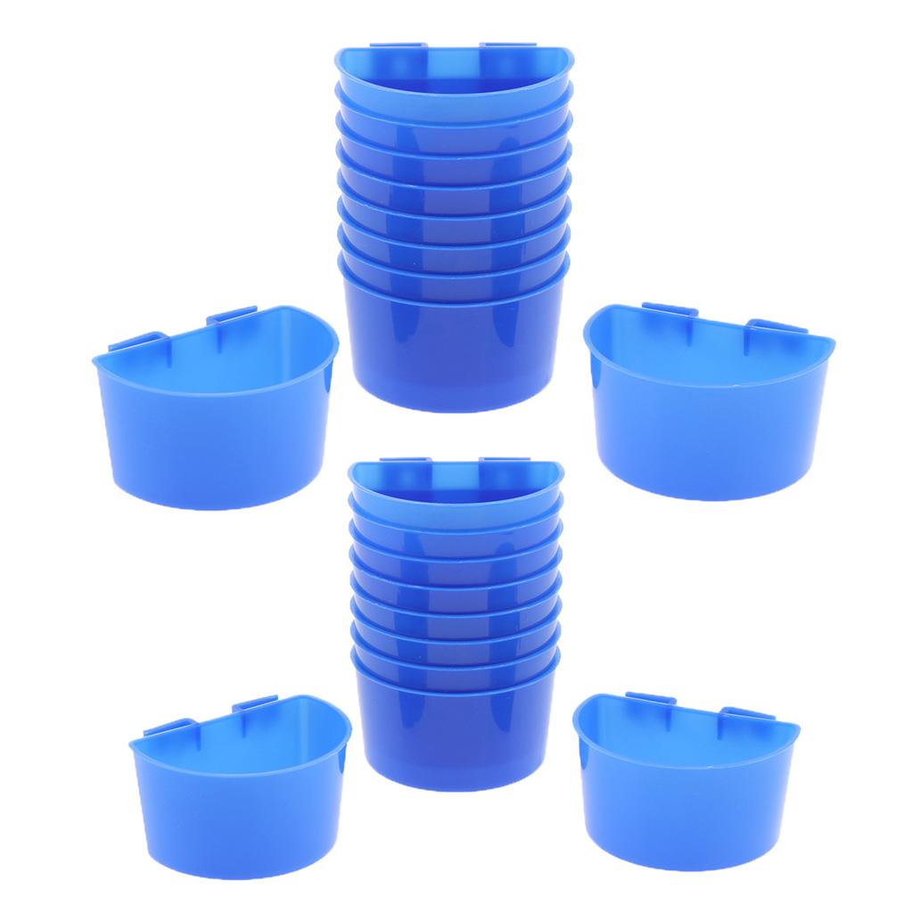 Bird Cage Feeders Durable Plastic Parrot Feeding Bowl Pigeon Water Feeder Tray for Poultry Pet Accessories