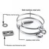 Yuzhiao 304 Stainless Steel Double Wire Hose Clamp