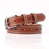 The New Women's Belt with Double-line Decoration Is Fashionable and Versatile. The Hollowed-out Belt Creates A Stylish Look for Women