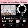 DIY Handmade Beading Kit: Pearl Bracelets and Necklace Accessories for Girls