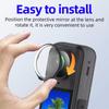 5in1 for Insta360 X5 Optical Glass Rotating Lens Camera Protector Screen Protector Kit HD Anti-scratch Films for Insta 360 X5