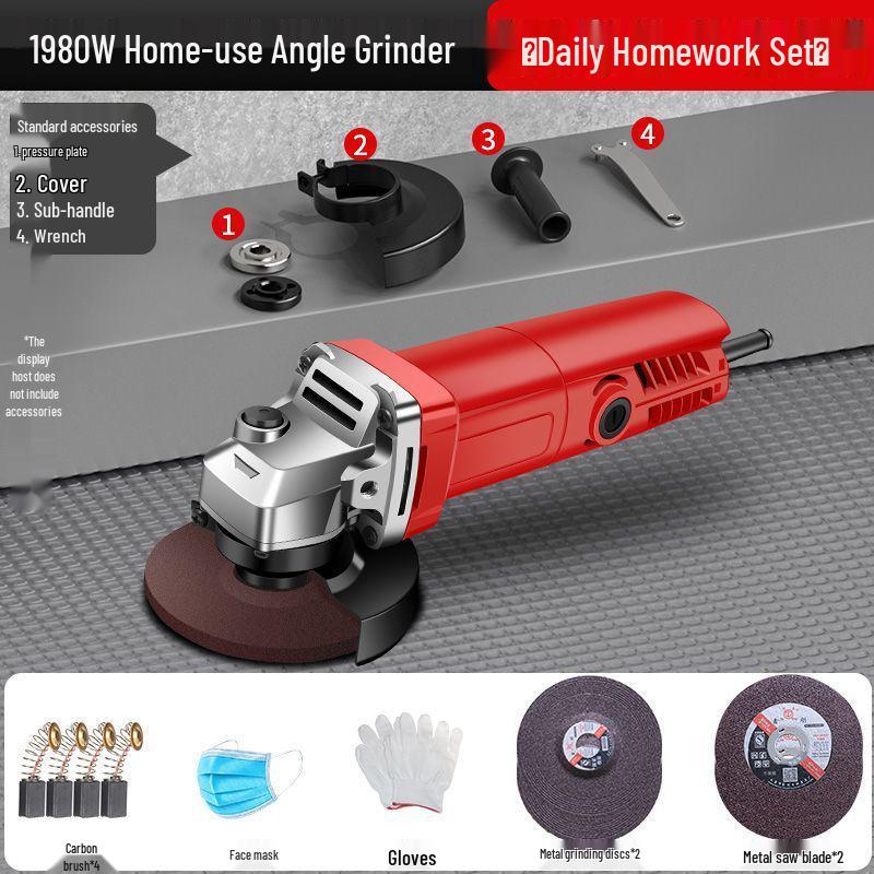 Multifunctional Angle Grinder & Polisher for Household Use