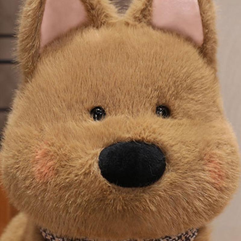 Soft Realistic Westie Dog Plushie Portable Child Friendly Soft Westie Highland Dog Stuffed Toy for Imaginative Play