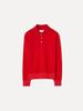 LABELARCHIVE W Everett Buttoned Comfort Polo Scarlet
