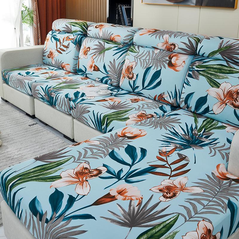 Stretch Sofa Cover For Living Room Seat Cushion Cover Sofa Seat Slipcover Couch Cover L Shape Sofa Furniture Protector Removable