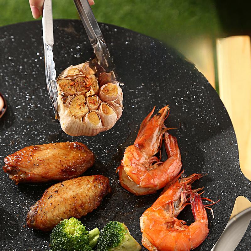 

Каменный противень в корейском стиле, антипригарный горшок, кассетная плита теппаньяки, домашний противень для барбекю, кемпинг, уличный противень для барбекю